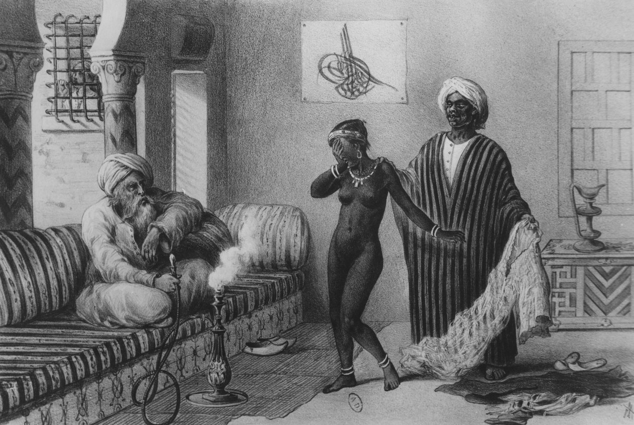 A Young Girl from Timbuktu Being Offered by a Slave Master in Tripoli in 1854, from 