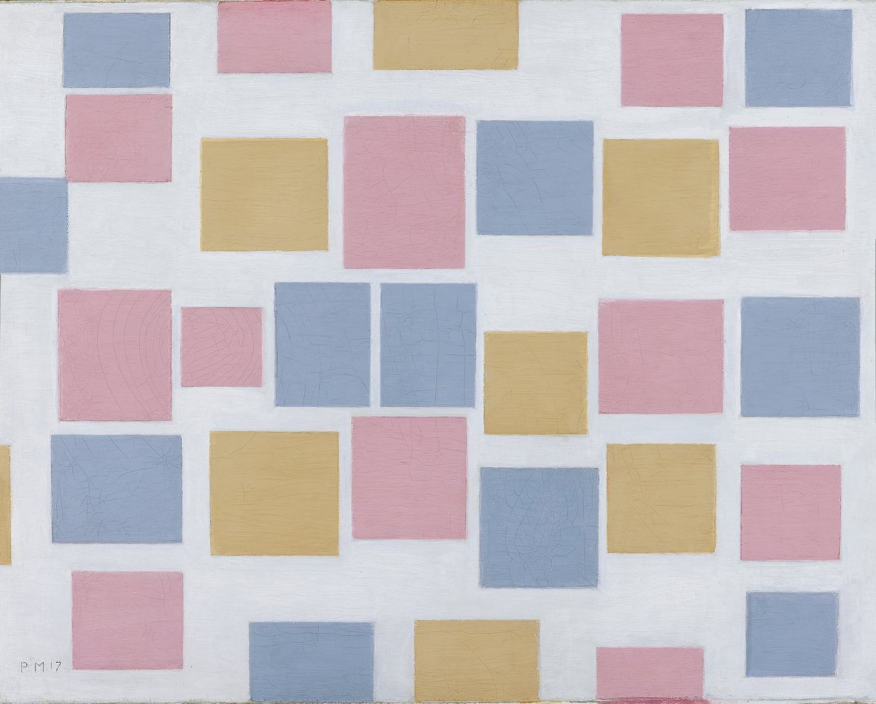 Composition No.3, with Colour Planes 3, 1917 by Piet Mondrian