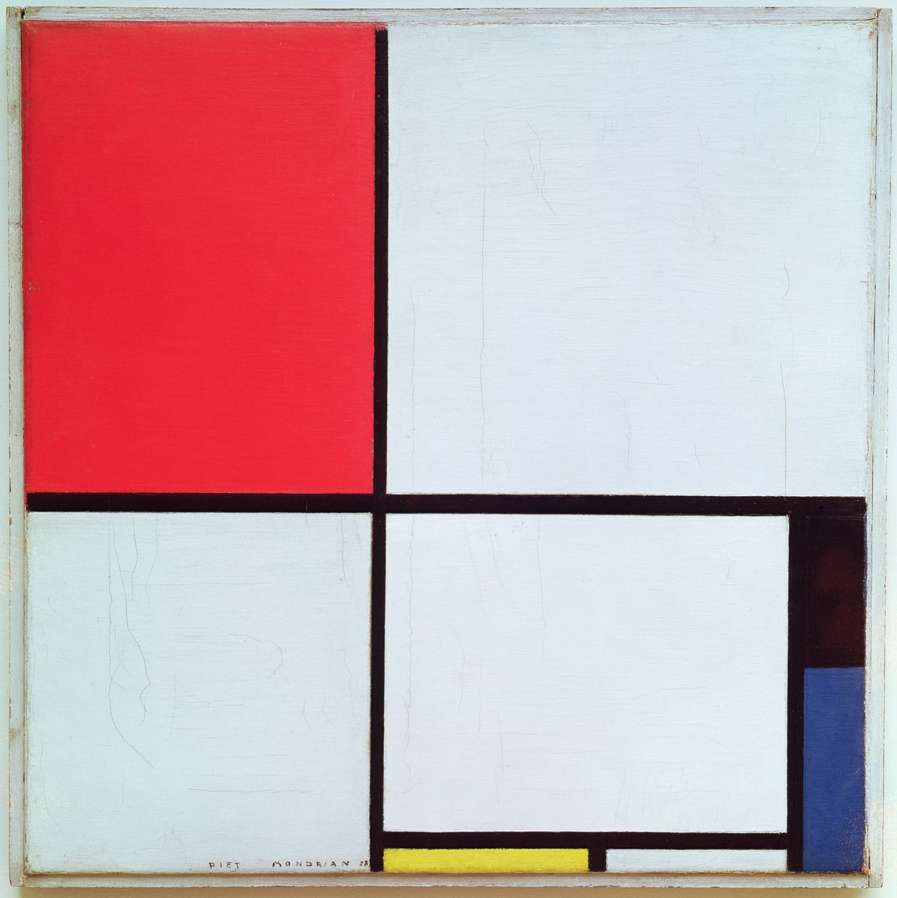 Composition with Red, Black, Blue and Yellow, 1928 by Piet Mondrian