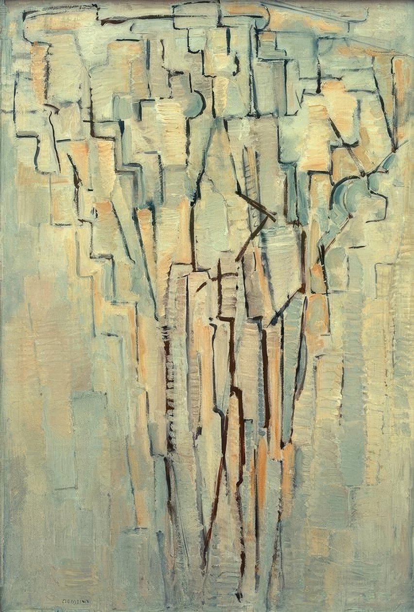 The Tree A by Piet Mondrian