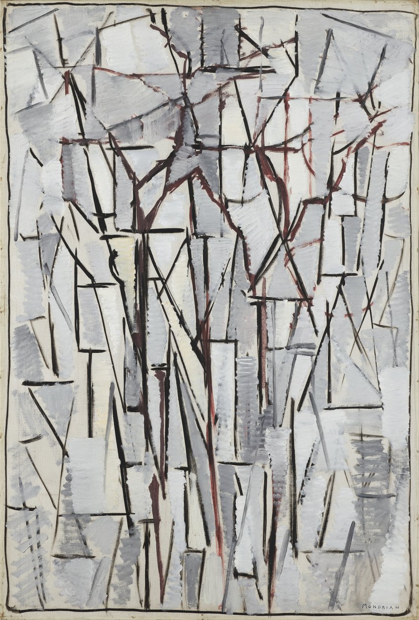 Composition Trees 2 by Piet Mondrian