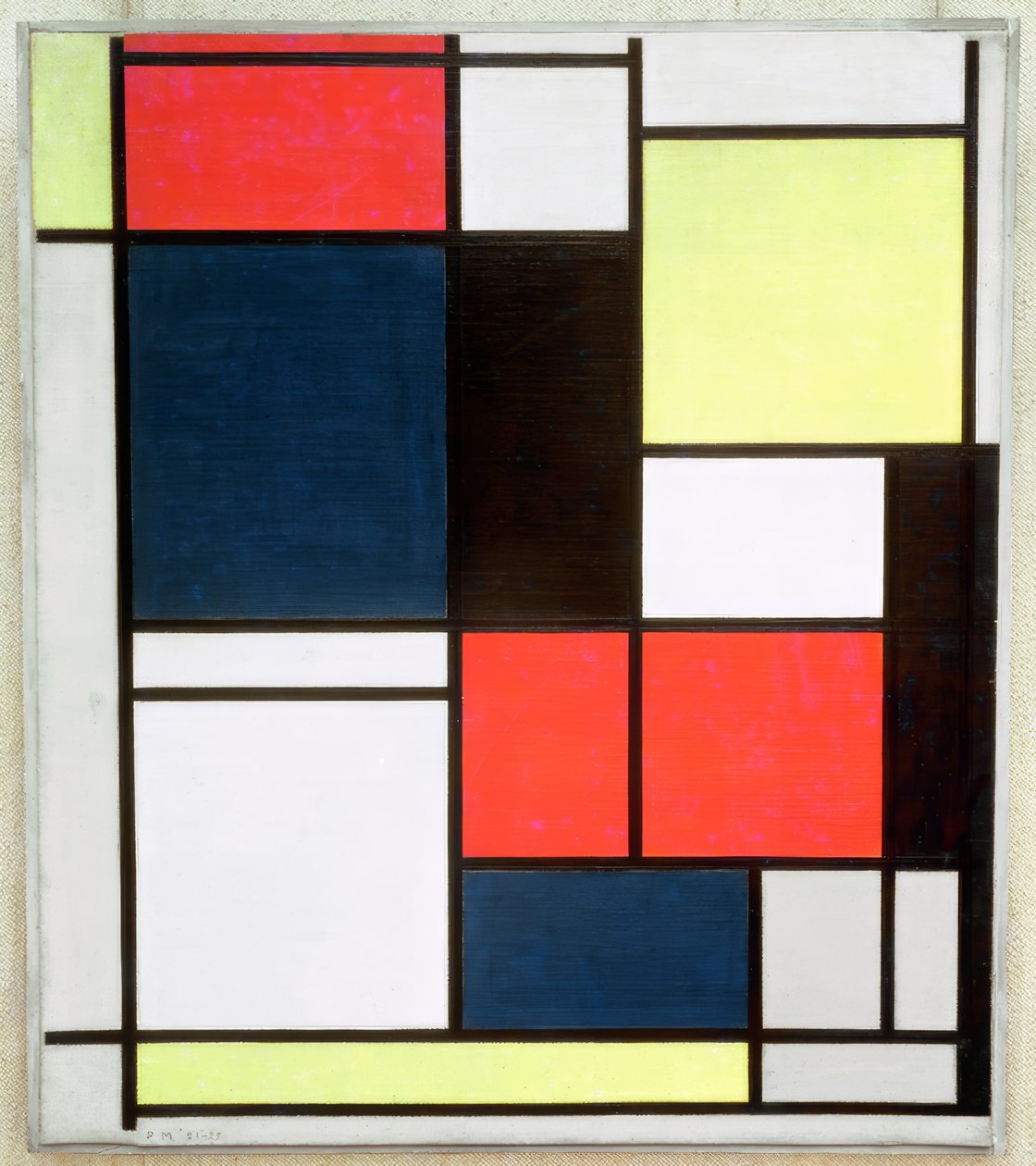 お歳暮ならオンライン II Tableau by print art fine High-quality Mondrian: Piet 絵画