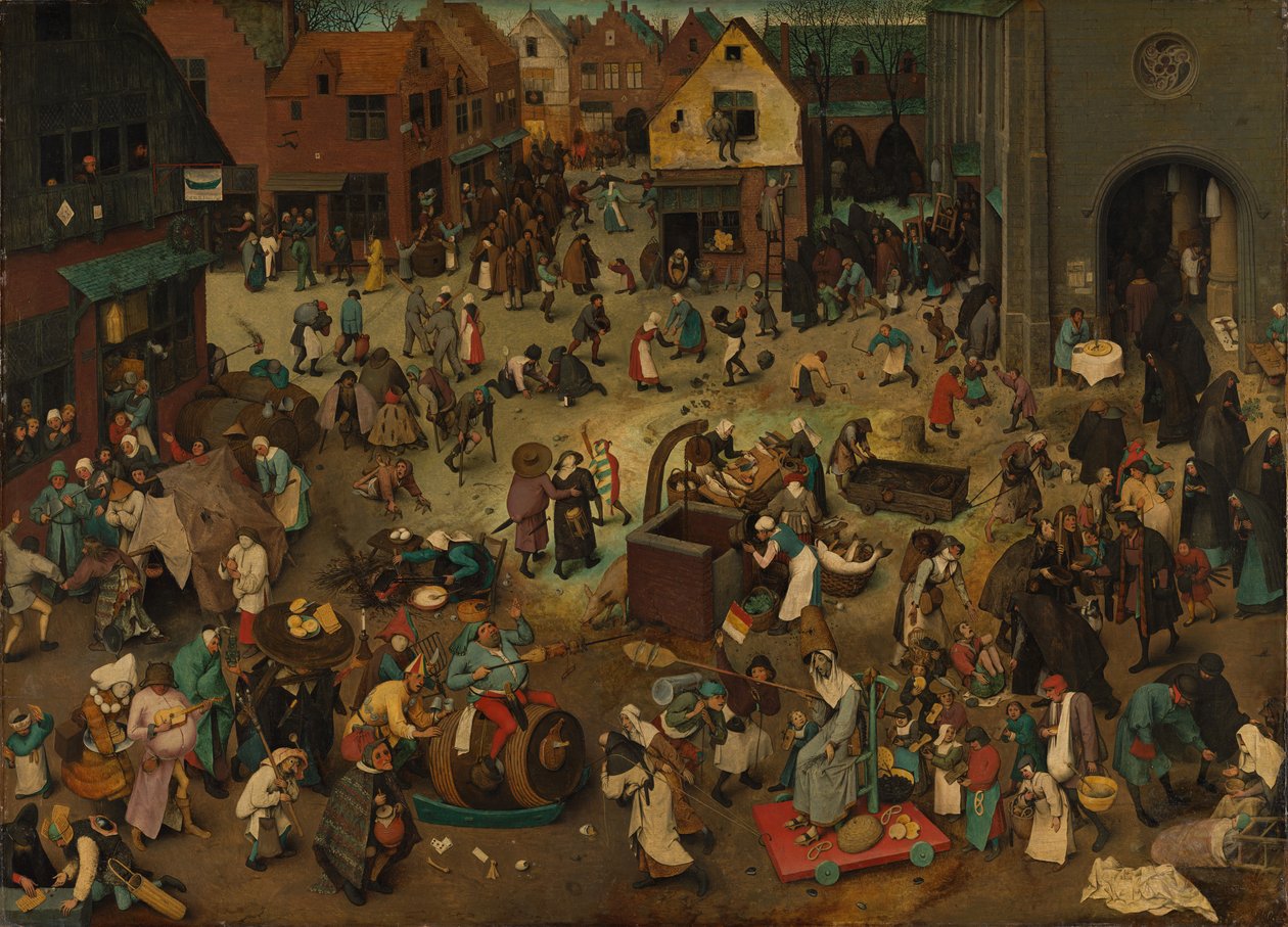 The Fight Between Carnival and Lent by Pieter Bruegel the Elder