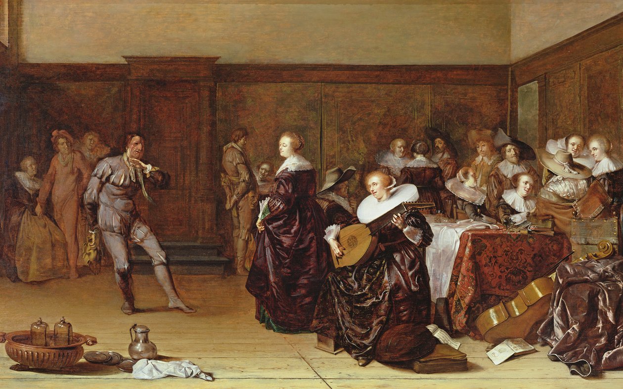 Dancing Party, 17th century by Pieter Codde