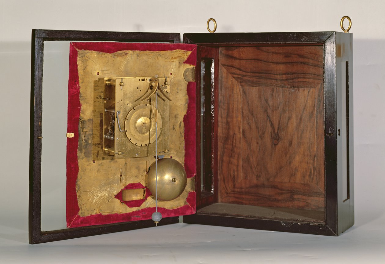 Dutch Striking Table Clock by Pieter Visbach