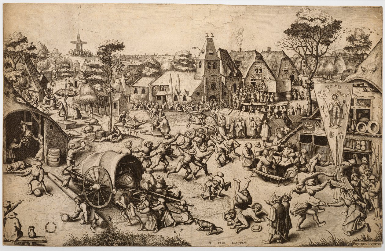 The Fair on St. Georges Day, c.1559-60 by Pieter the Elder after Bruegel
