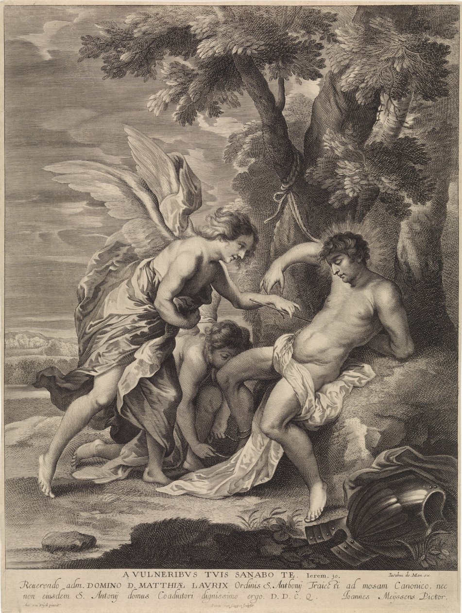 St Sebastian by Pieter van Schuppen
