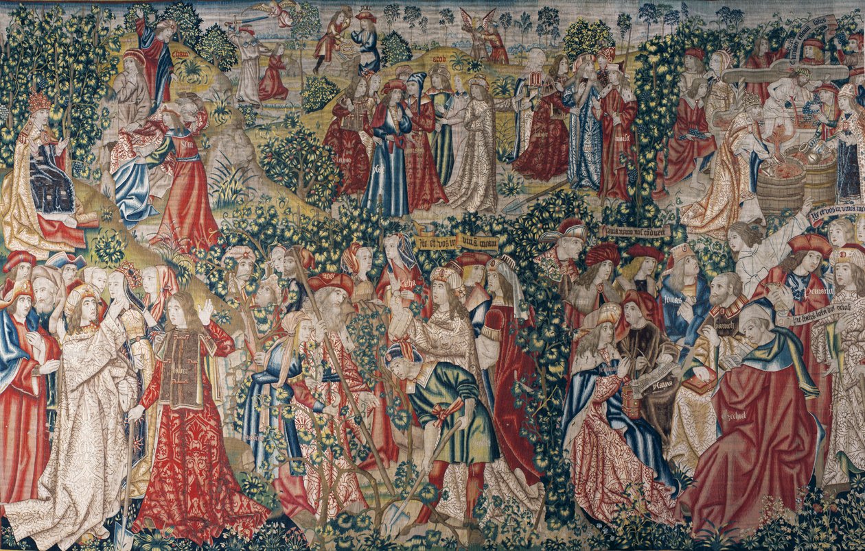 The Parable of the Laborers in the Vineyard, c.1500 by Pieter (studio of) Coecke van Aelst