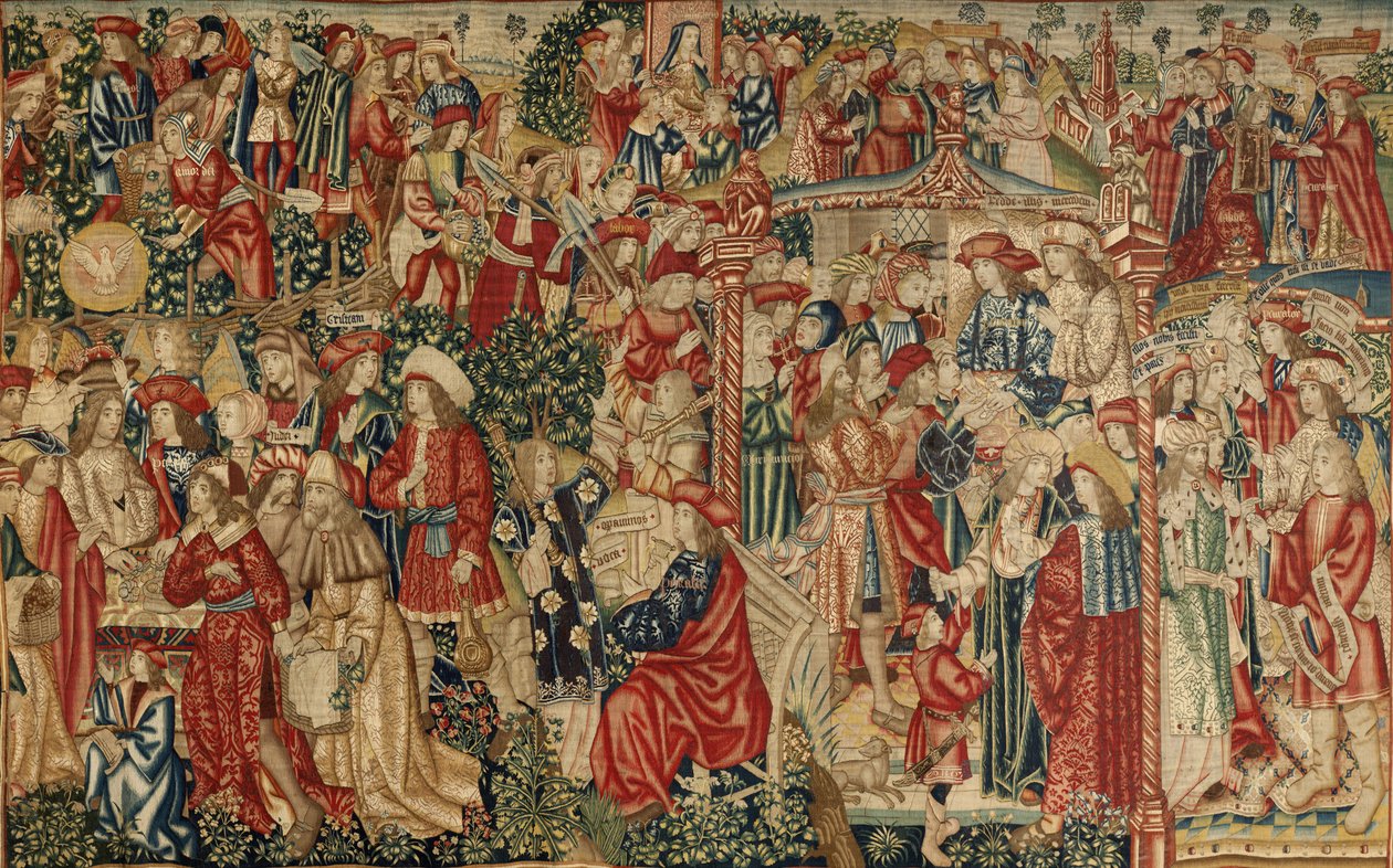 The Parable of the Laborers in the Vineyard, c.1500 by Pieter (studio of) Coecke van Aelst