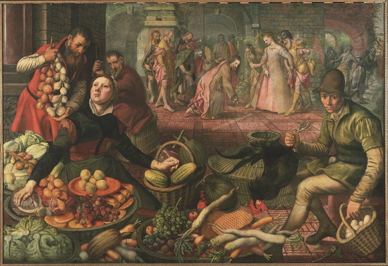 Christ and the Woman Taken in Adultery by Pieter Aertsen