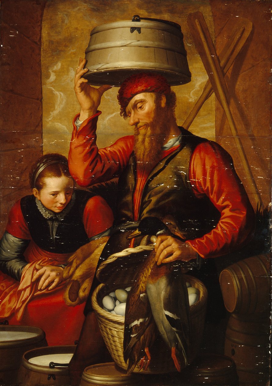 Vendor of Fowl by Pieter Aertsen
