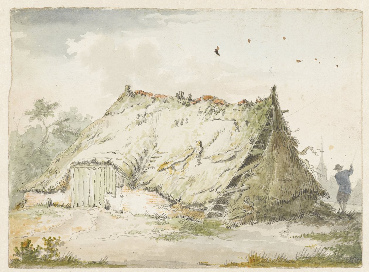 Dilapidated Farmhouse by Pieter Bartholomeusz. Barbiers