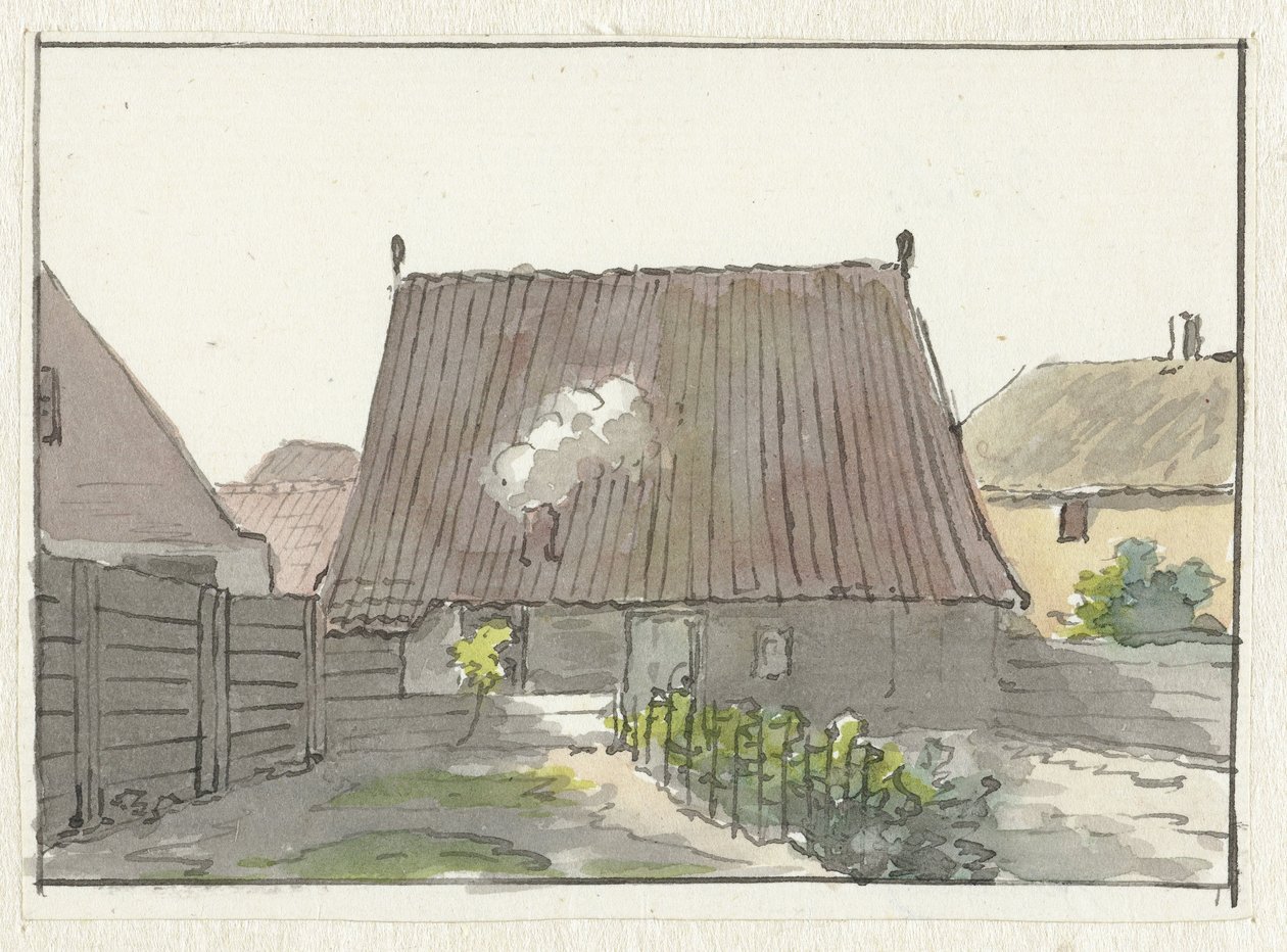 House with Backyard by Pieter Bartholomeusz. Barbiers