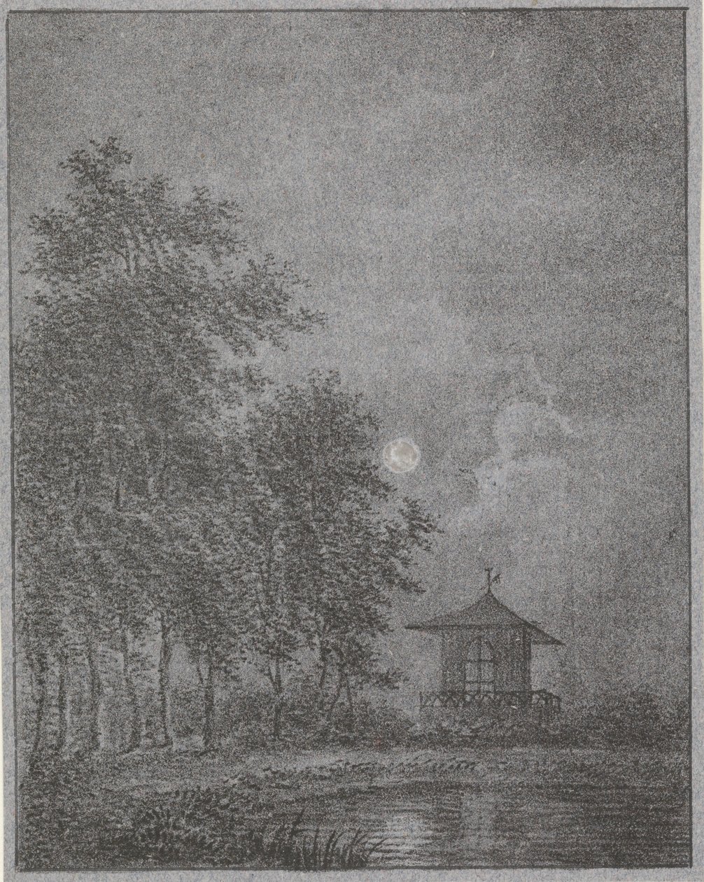 Garden by Moonlight by Pieter Bartholomeusz. Barbiers