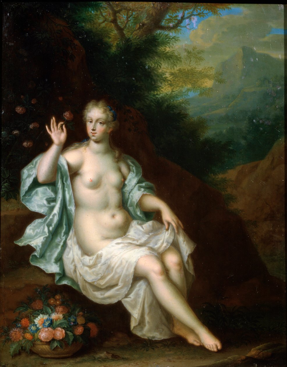 Flora, Dutch Painting of 17th Century by Pieter Borm