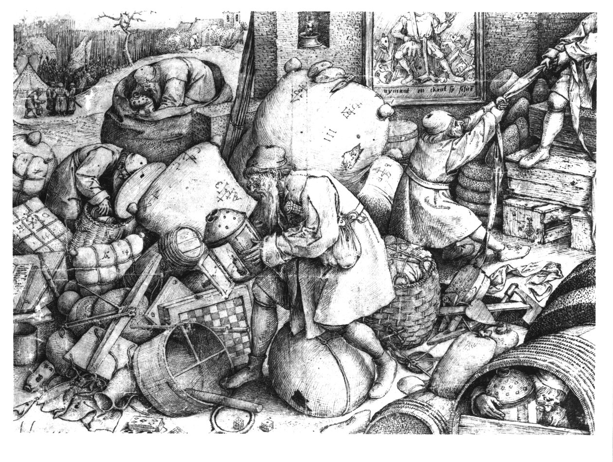 Everyman, engraved by Hieronymus Cock by Pieter Bruegel the Elder