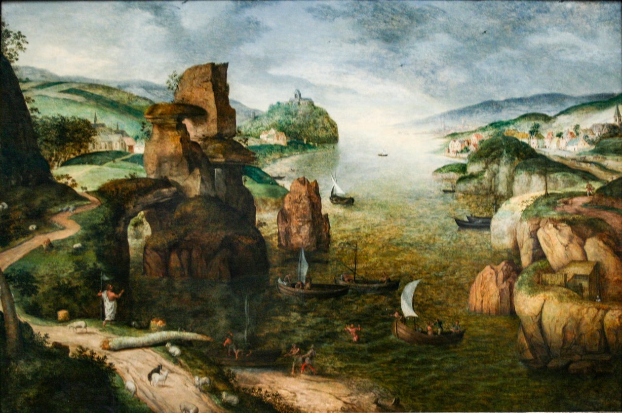 Christ and Apostles at the Sea of Galilee by Pieter Brueghel the Elder