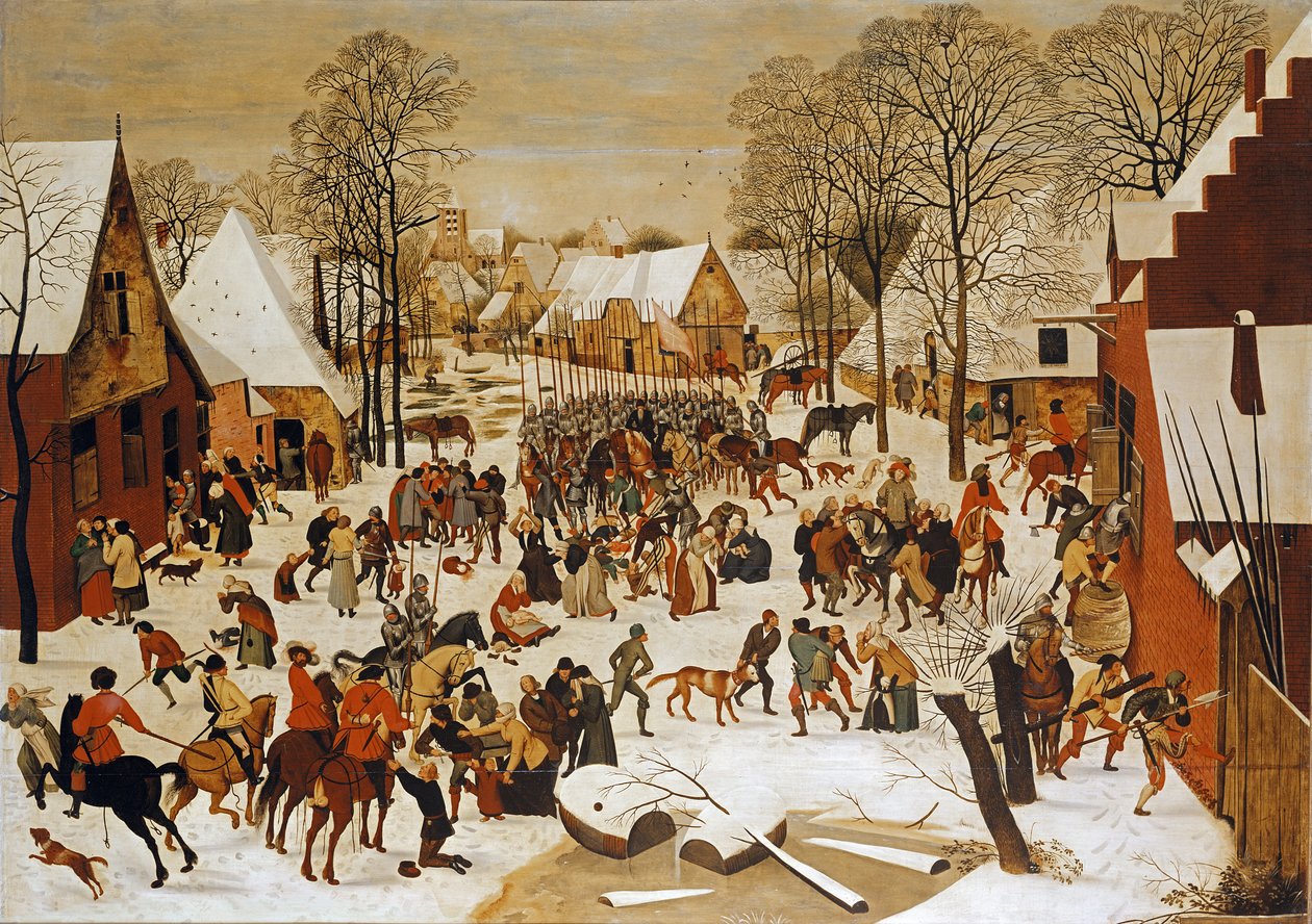 A Winter Scene with Massacre of the Innocents by Pieter Brueghel the Younger