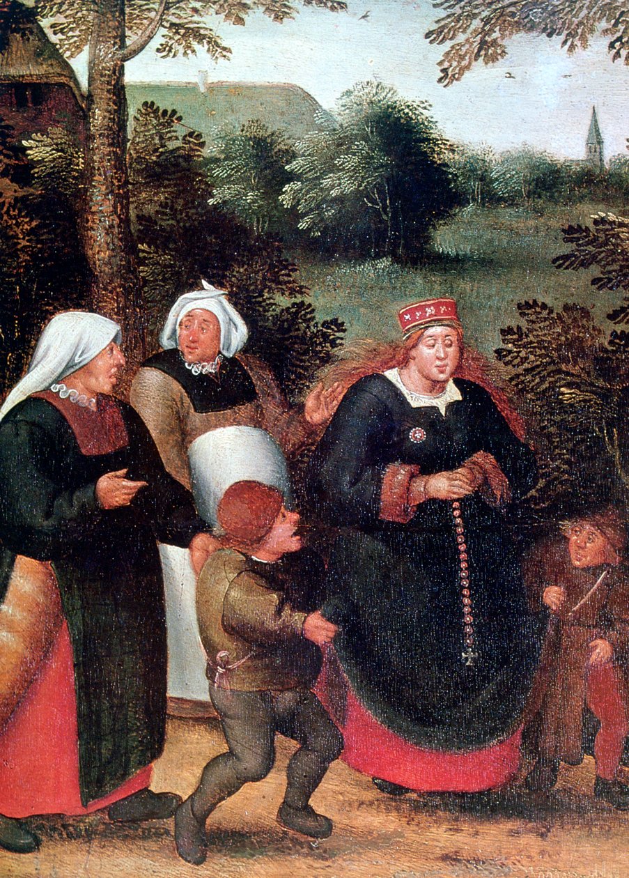 The Procession of the Bride, c1584-1638 by Pieter Brueghel the Younger