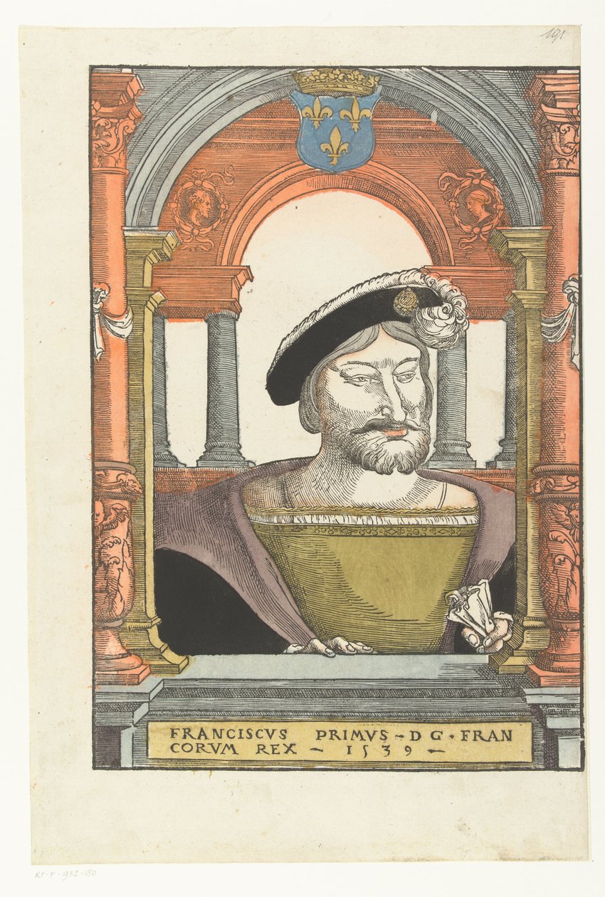Portrait of Francis I of France by Pieter Coecke van Aelst (I) (circle of)