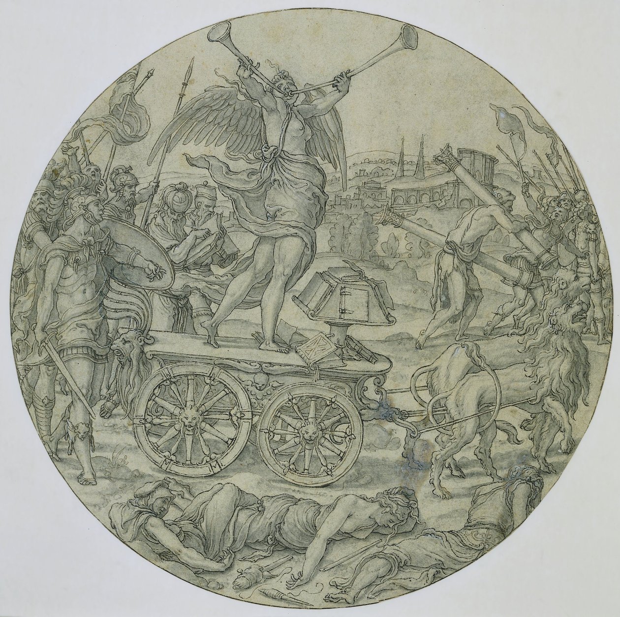 Triumph of Fame by Pieter Coecke van Aelst (I) (workshop of)