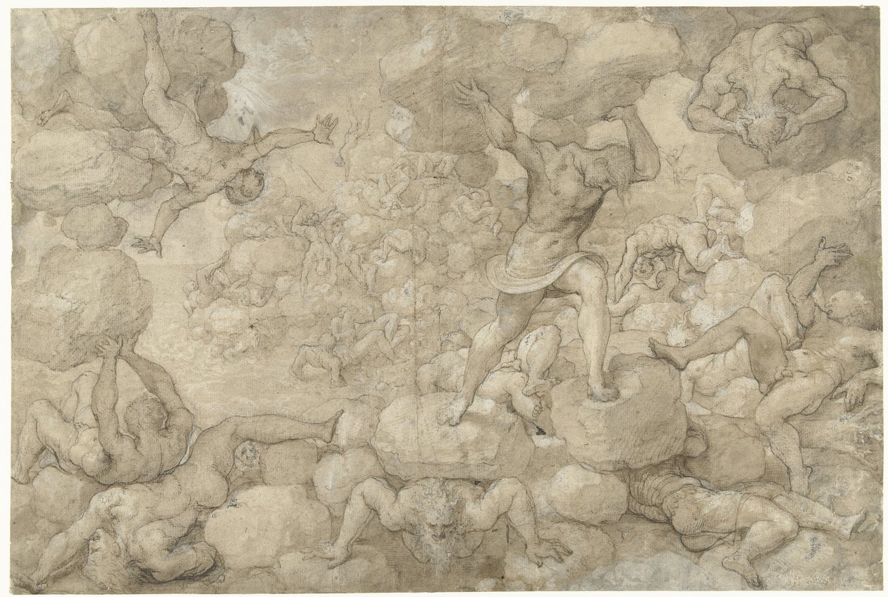 The Fall of the Giants by Pieter Coecke van Aelst (I)