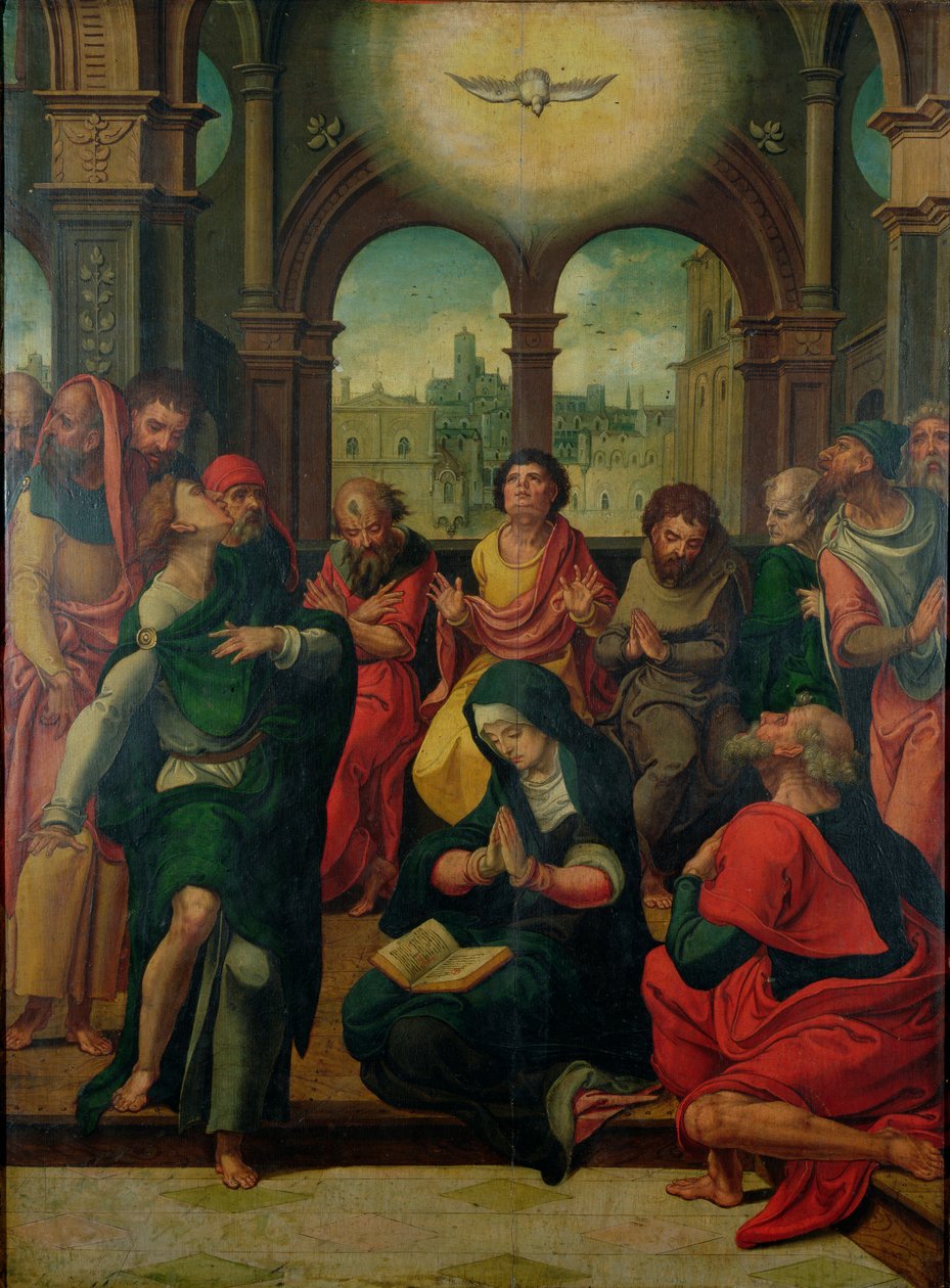 Descent of the Holy Ghost by Pieter Coecke van Aelst