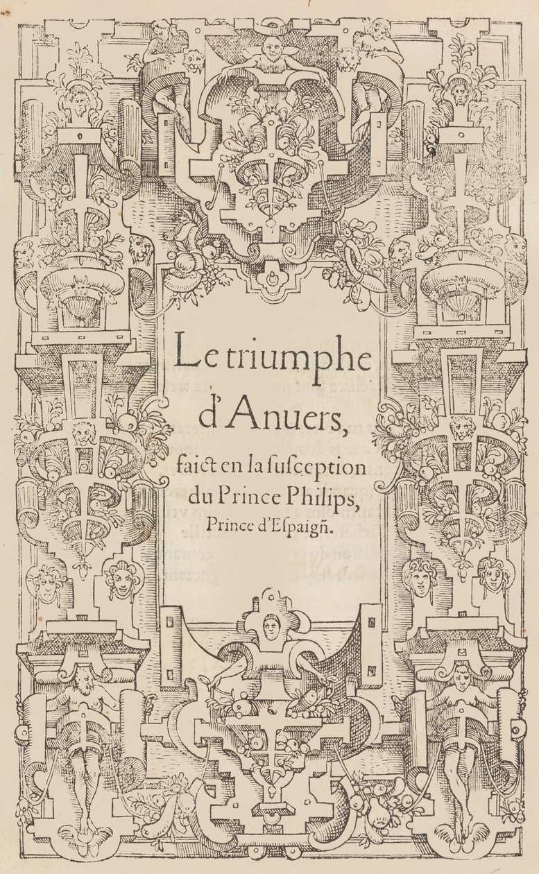 The Triumph of Antwerp in the Reception of Prince Philip, Prince of Spain, 1550 by Pieter Coecke van Aelst