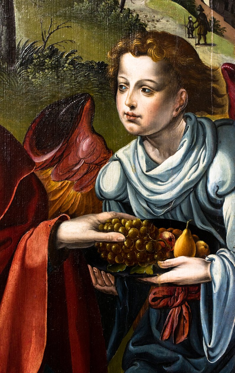 Triptych of the Holy Family by Pieter Coecke van Aelst