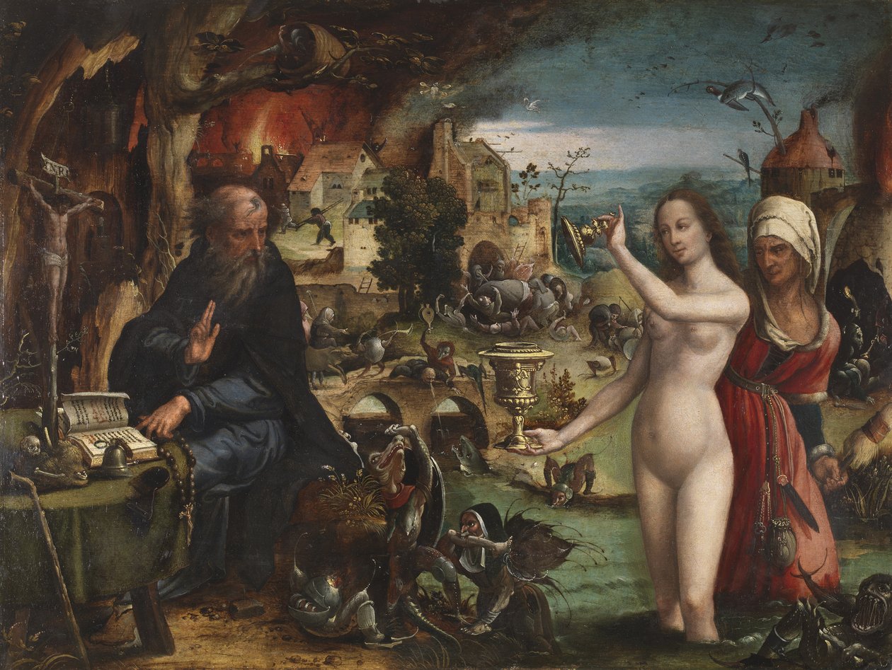 The Temptation of Saint Anthony by Pieter Coecke van Aelst