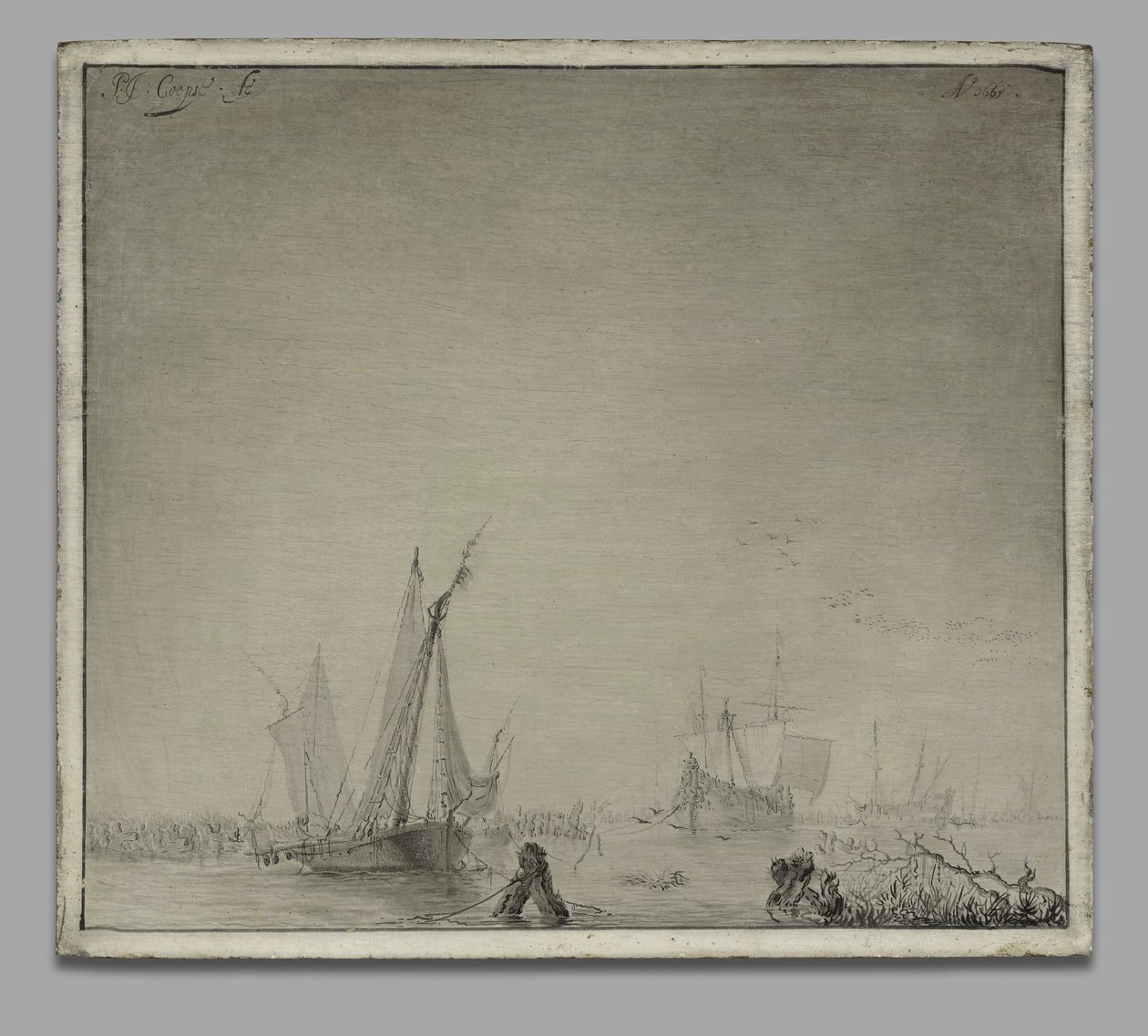 A Calm Sea by Pieter Coopse