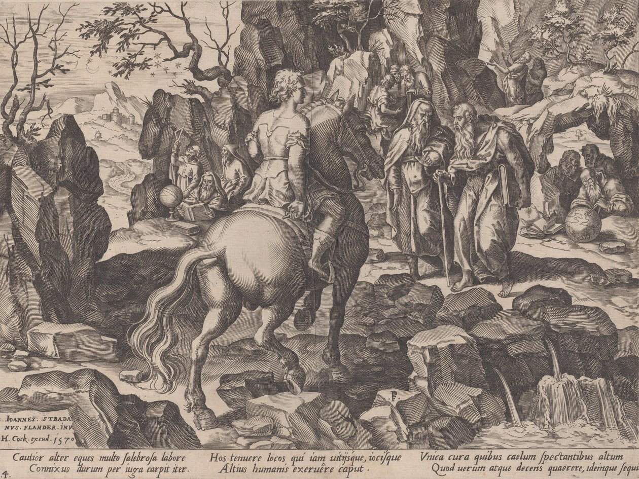 Amassing Knowledge, from The Course of Human Life, 1570 by Pieter Furnius