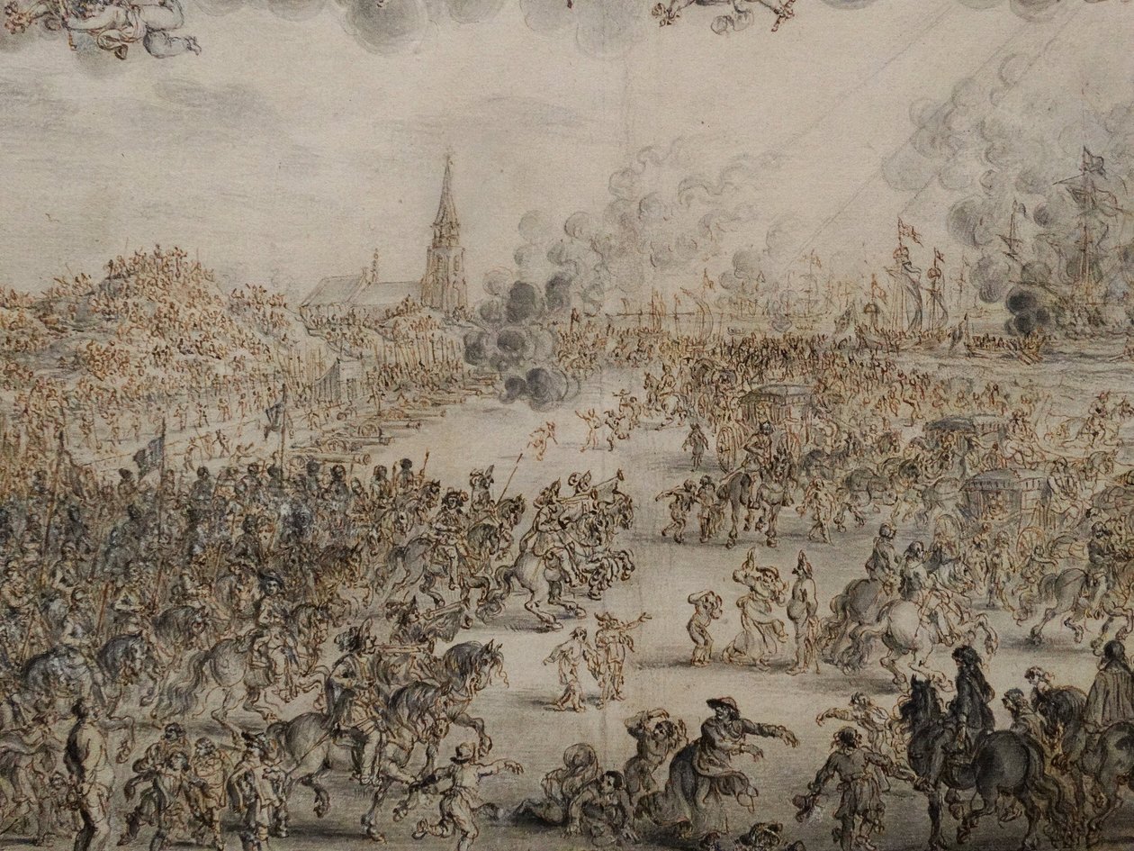 The Departure of Charles II from Scheveningen by Pieter Hendricksz Schut