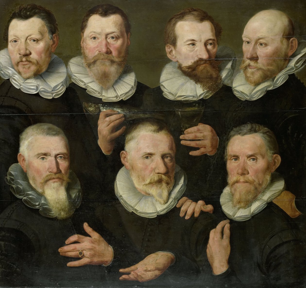 The Company of Captain Hasselaer and Lieutenant Hooft, c.1595-1603 by Pieter I Pietersz