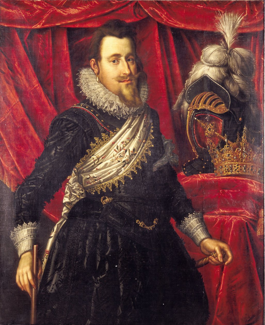 Christian IV., ca. 1612 by Pieter Isaacsz
