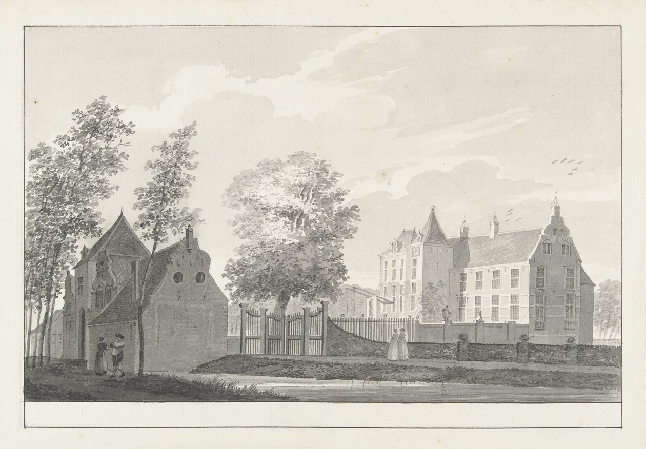 Castle Geldermalsen by Pieter Jan van Liender