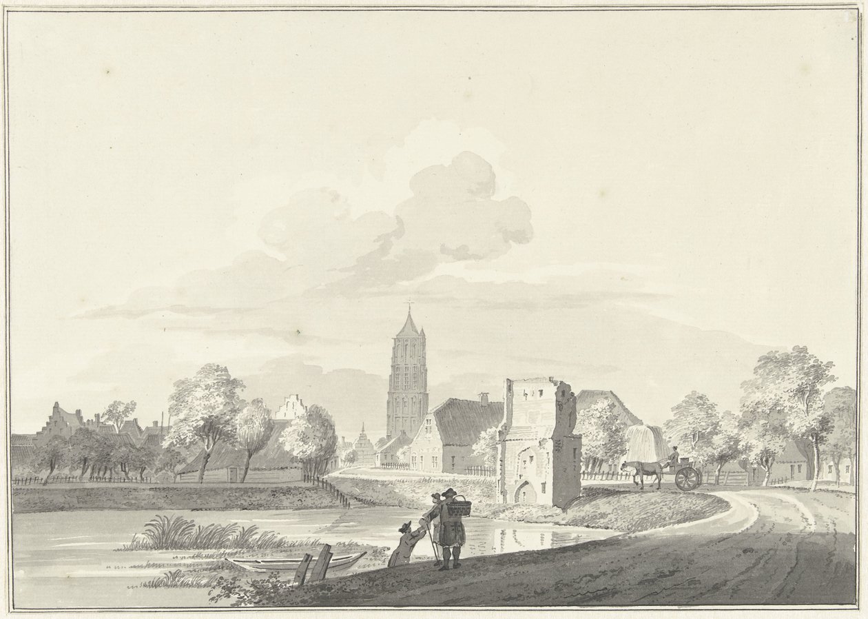 Remains of the Ferry Gate in Heukelom by Pieter Jan van Liender