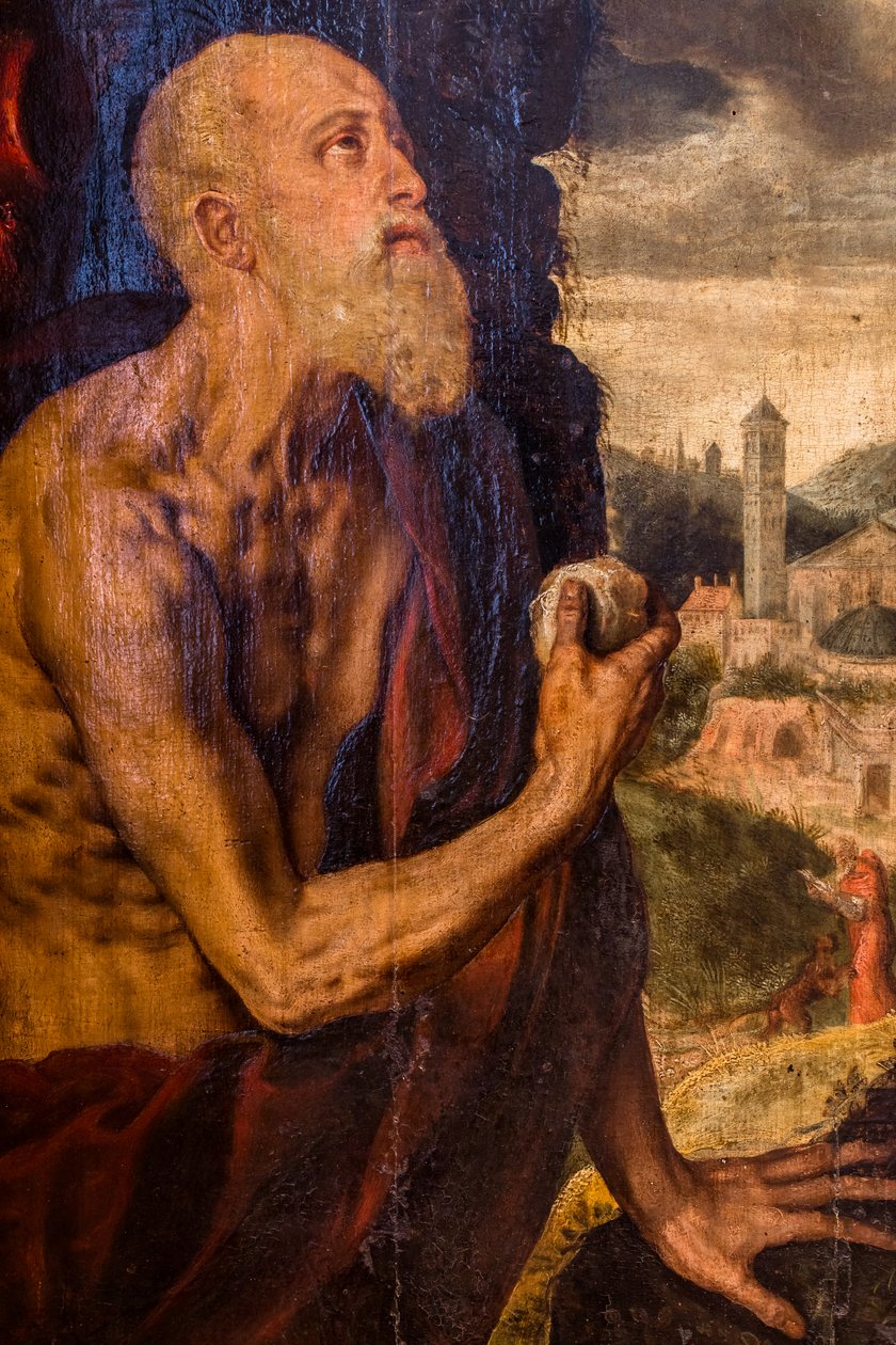 Saint Jerome the Penitent by Pieter Jansz. Pourbus