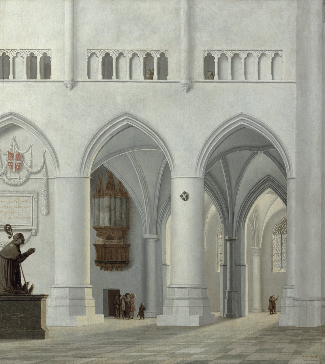Interior of the Church of St. Bavo, Haarlem, 1630 by Pieter Jansz Saenredam