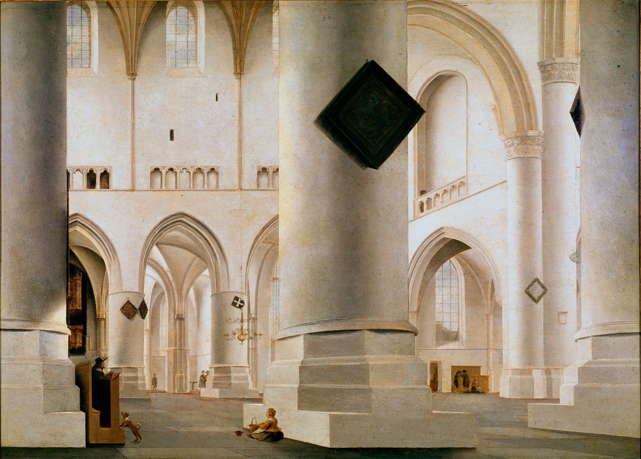 Interior of the Great Church of Haarlem by Pieter Jansz Saenredam