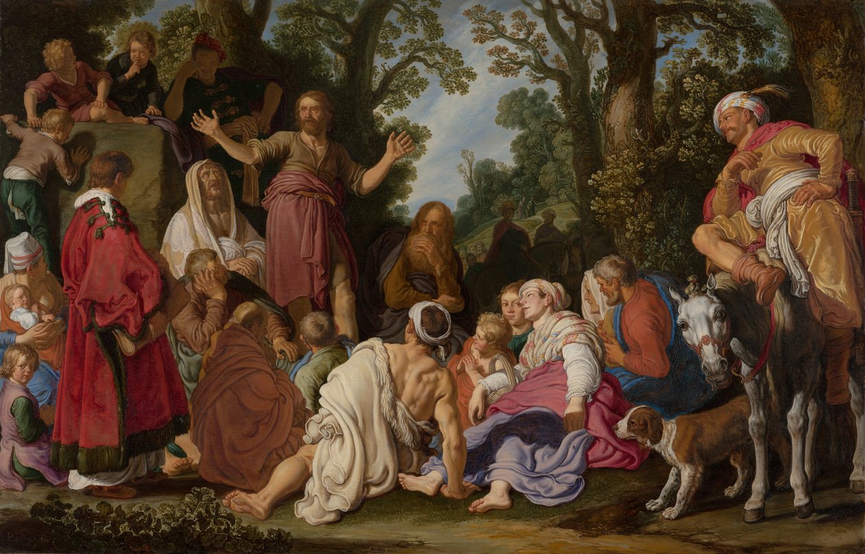St John the Baptist Preaching by Pieter Lastman