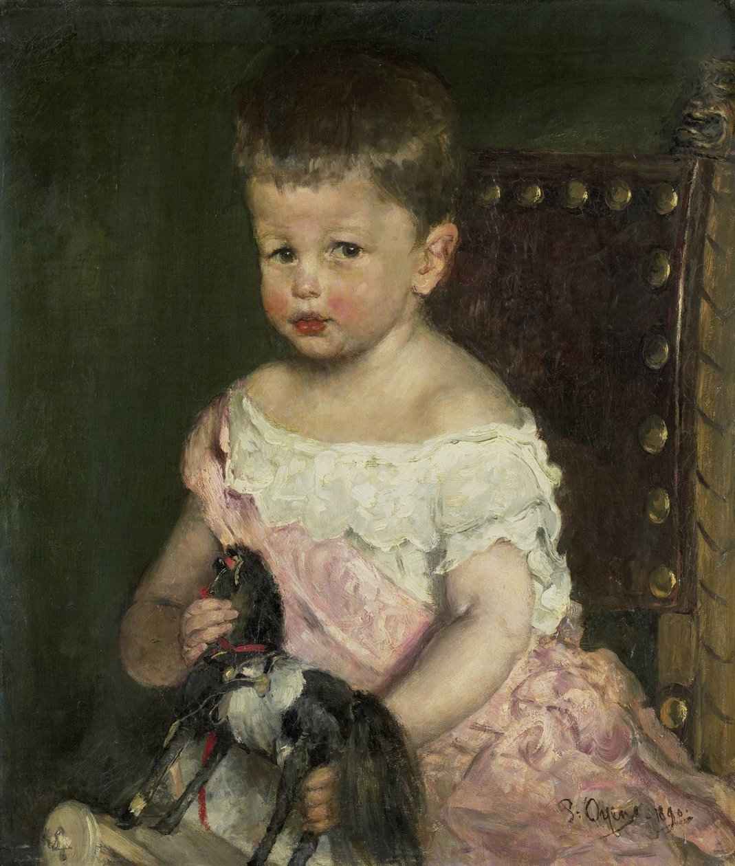 Hendrik Waller (1887-1951) at the Age of Three by Pieter Oyens