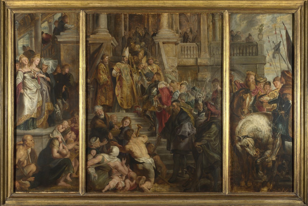 Sketch for High Altarpiece, St Bavo, Ghent by Peter Paul Rubens