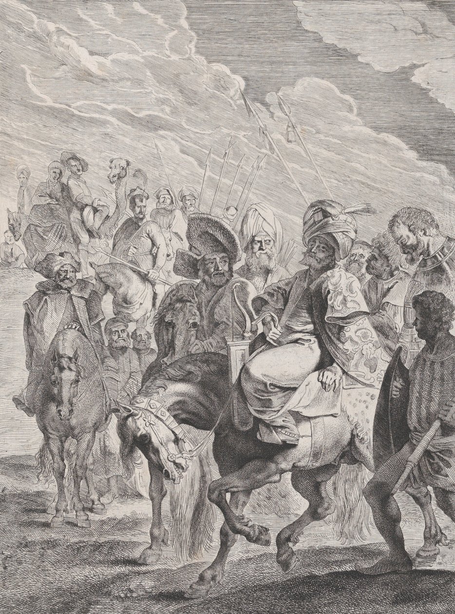 A Turkish Prince on Horseback, ca. 1620-25 by Pieter Soutman