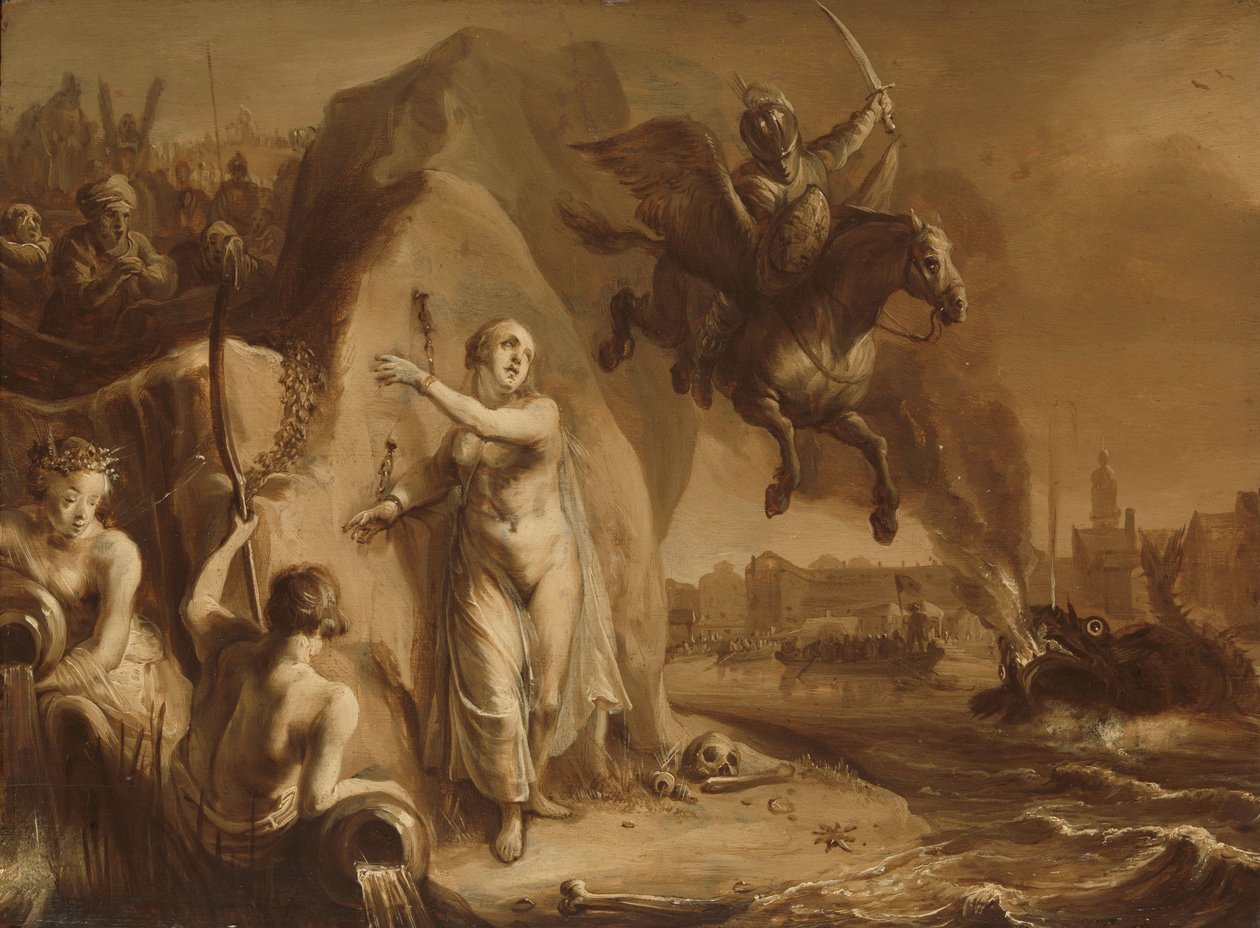 Perseus and Andromeda by Pieter Symonsz. Potter