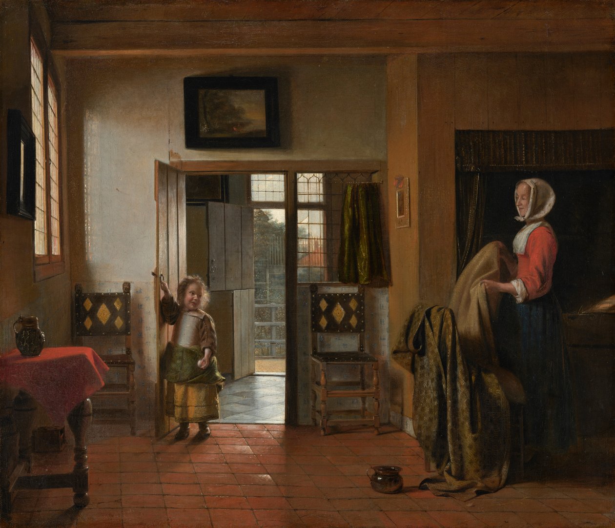 The Bedroom by Pieter de Hooch