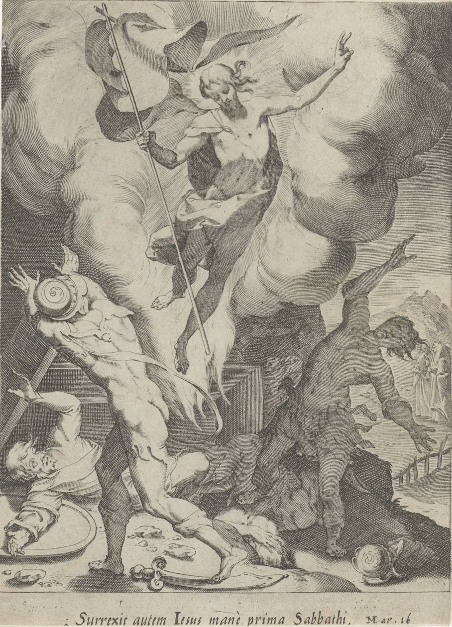 Resurrection of Christ by Pieter de Jode (I)