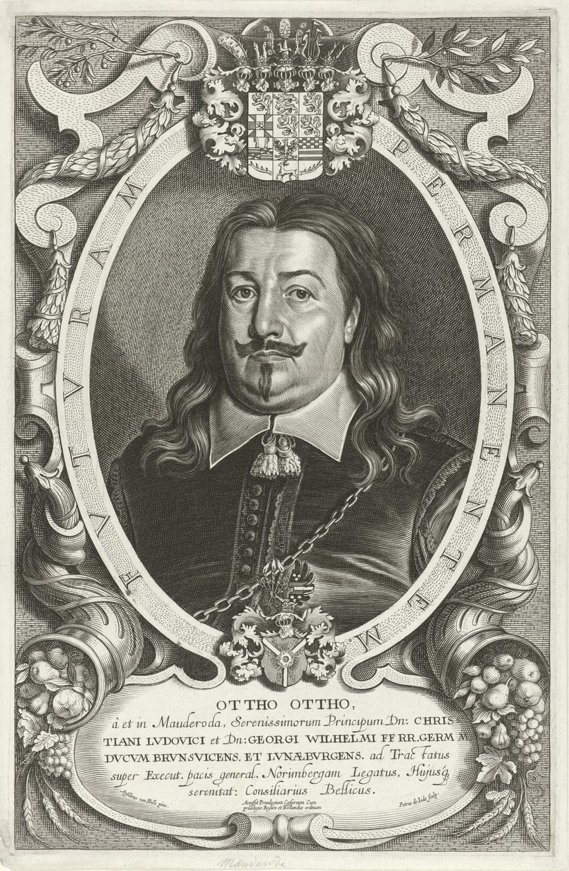 Portrait of Otto Otto von Mauderode by Pieter de Jode (II)