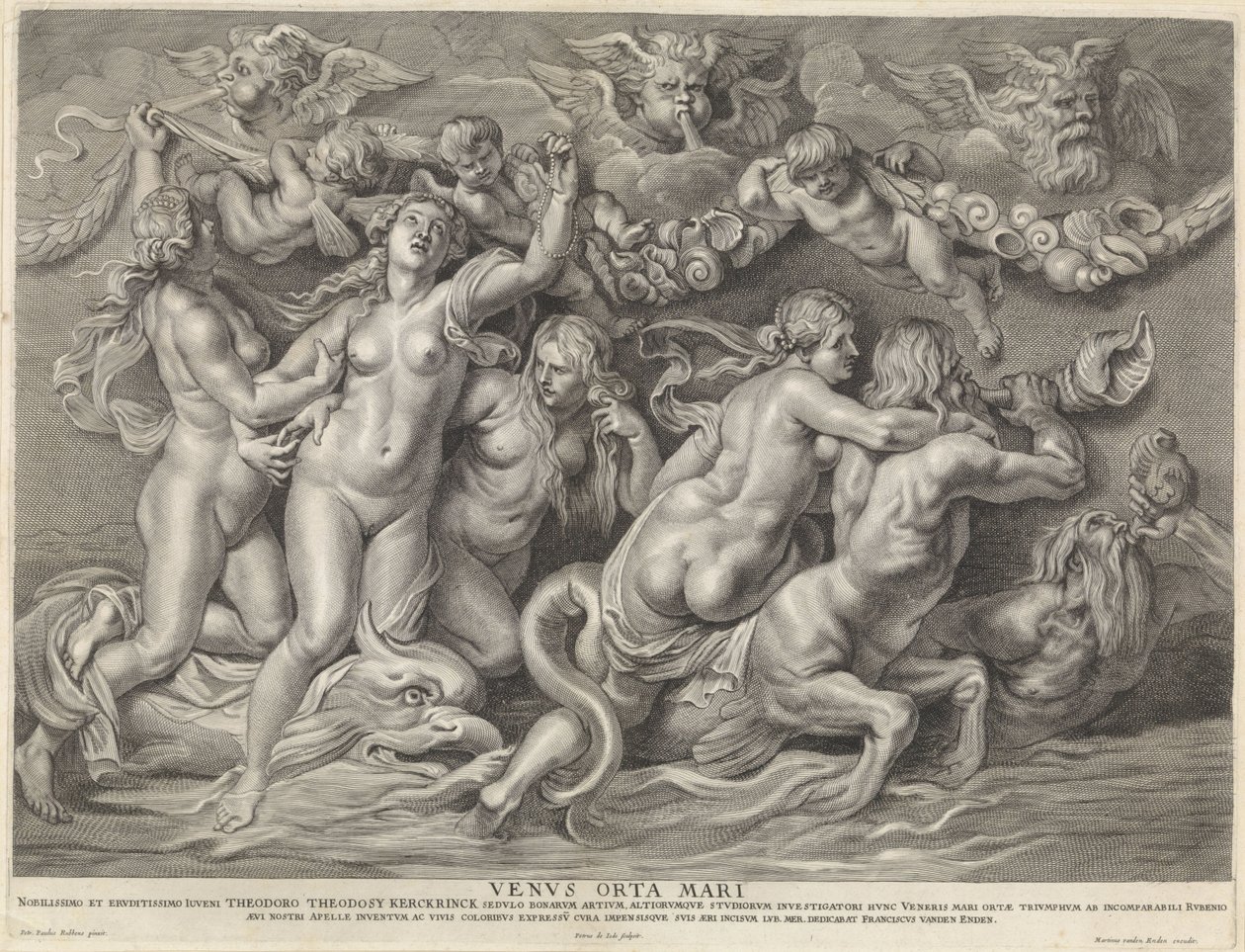 Venus at Sea by Pieter de Jode (II)