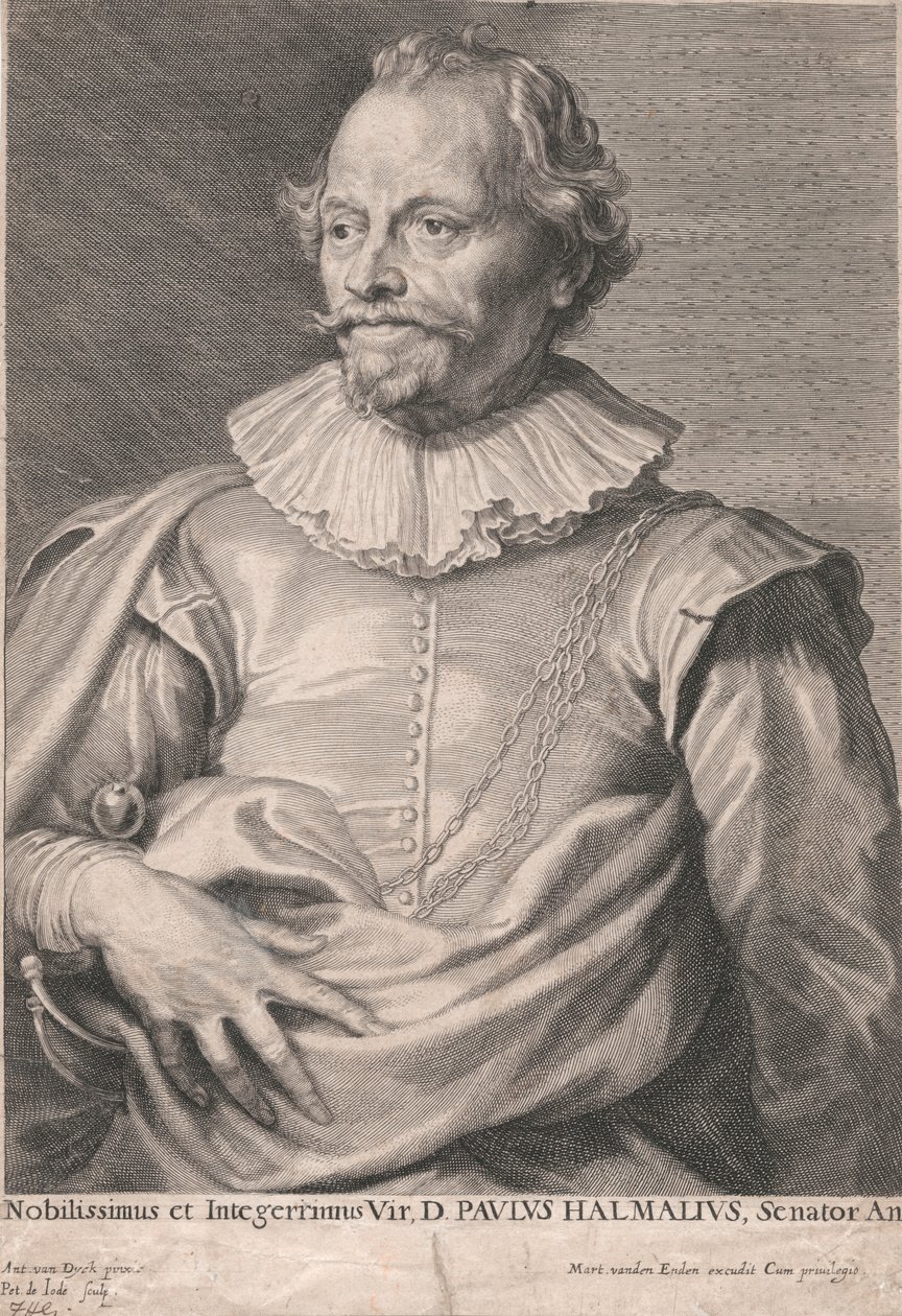 Nobilissimus et Integermus Vir, D. Paulus Halmalius, Senator Ant. by Pieter de Jode
